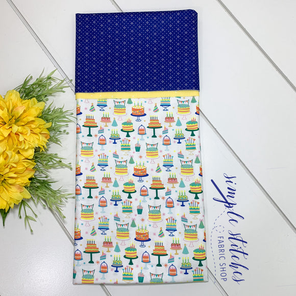 Birthday Cake Standard Pillowcase Kit with Free Pattern