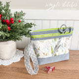 The Maddilyn Pouch Kit - Green Zipper