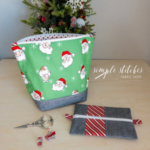 Mr. & Mrs. Claus Project Bag Set - Made by Myra