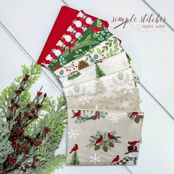 Winter Friends Simple Bundle (8) Fat Quarters