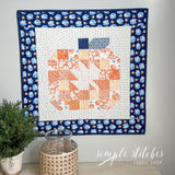 Patchwork Pumpkin Mini - Low Volume Backing