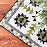Spruce Lane MINI Quilt Kit - Green Backing