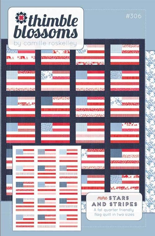 More Stars and Stripes Paper Pattern by Thimble Blossoms