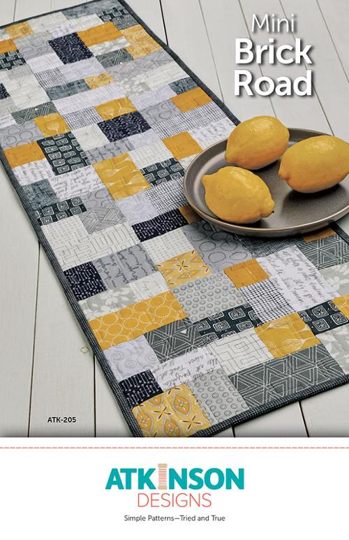 Mini Brick Road Paper Pattern by Atkinson Design