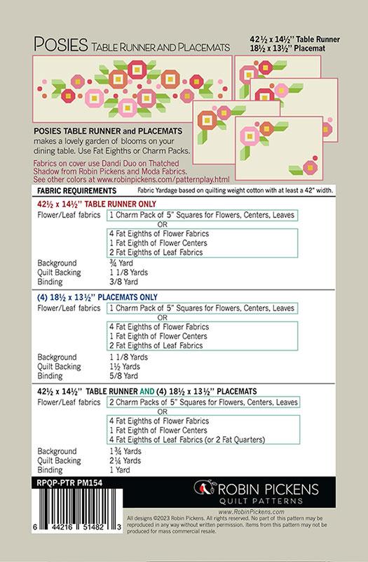 Posies Pattern by Robin Pickens - RPQP PTRPM154