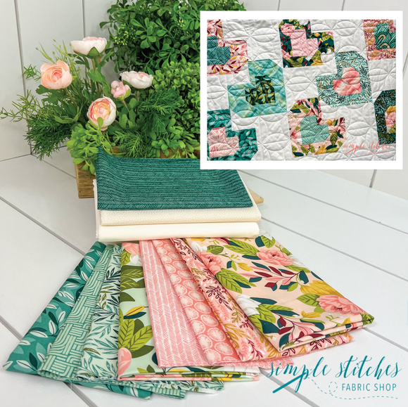 Tossed Hearts Quilt Kit
