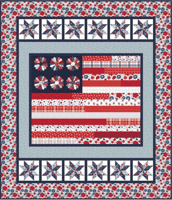 Grand Old Flag Panel Quilt - FREE DOWNLOAD