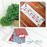 Checkers and Stars Runner Kit - Star Backing