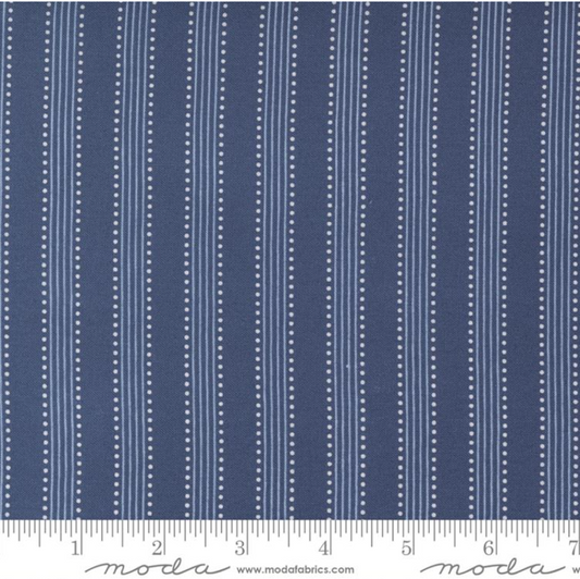 Isabella Nautical Blue Yardage for Moda - 14946 15 - PRICE PER 1/2 YARD