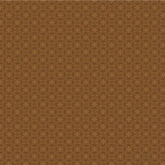 Modern Melody Basics Brown Yardage  for Henry Glass 1063 33- PRICE PER 1/2 YARD
