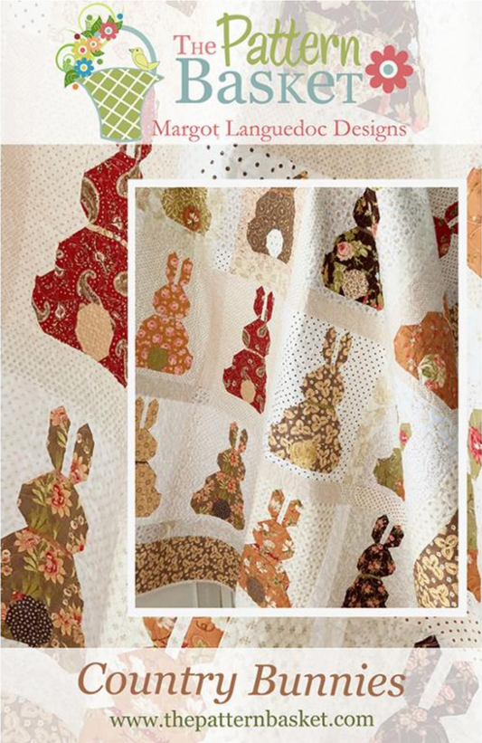 Country Bunnies Paper Pattern by The Pattern Basket