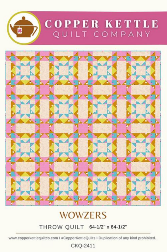 Wowzers Paper Pattern by Copper Kettle Quilt Company