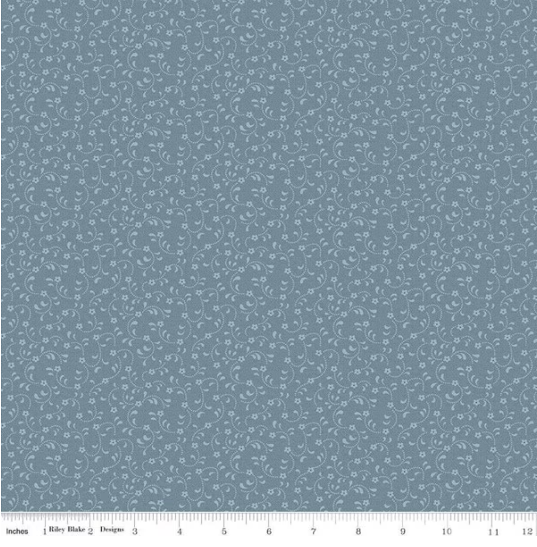 Floret Cadet Yardage for RBD-C675 CADET - PRICE PER 1/2 YARD