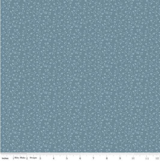 Floret Cadet Yardage for RBD-C675 CADET - PRICE PER 1/2 YARD