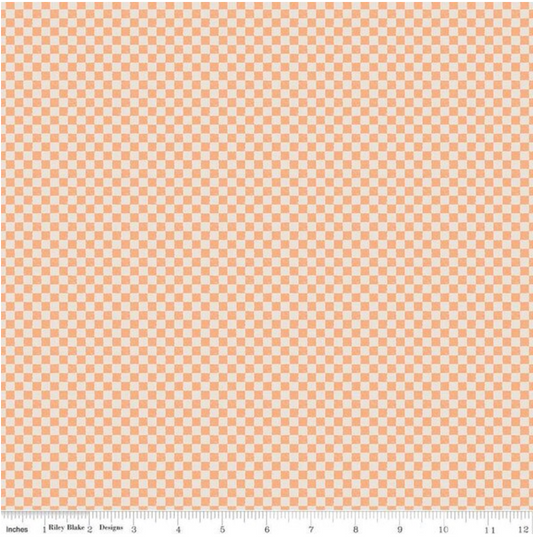 Check Please! 1/4" Check on Ivory Marmalade Yardage for RBD-C825 MARMALADE - PRICE PER 1/2 YARD