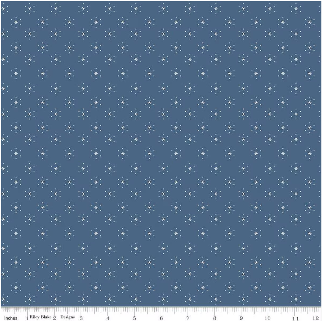 Americana Sparkle Denim Yardage for RBD - C16086 DENIM - PRICE PER 1/2 YARD