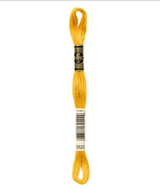 DMC Floss Dark Straw 3820