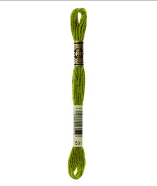 DMC Floss Moss Green 581