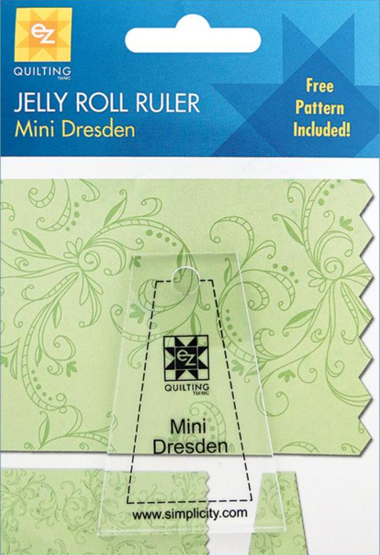 Jelly Roll Ruler Mini Dresden by EZ Quilting