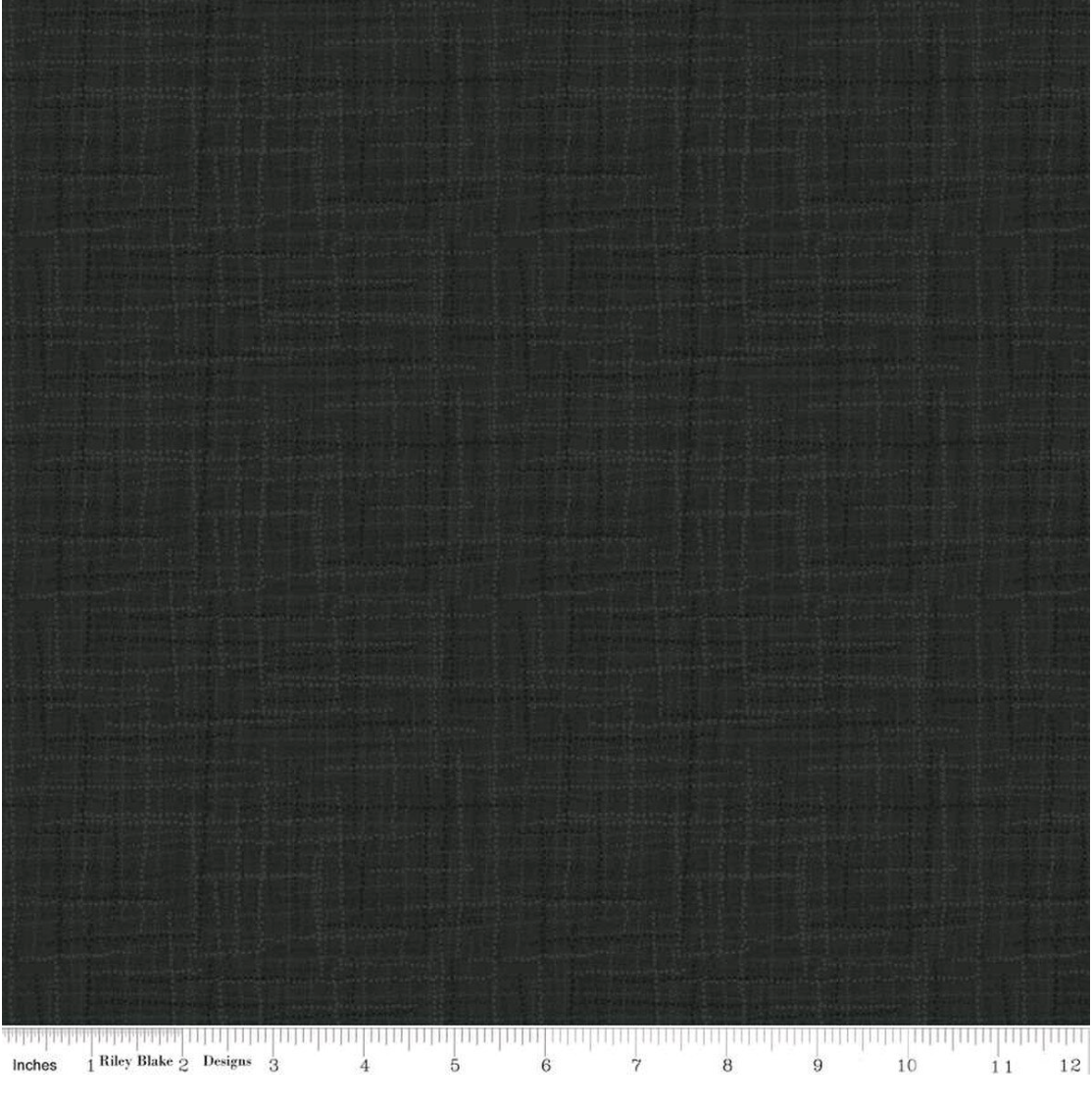 Grasscloth Cottons Black Yardage for RBD-C780 BLACK - PRICE PER 1/2 YARD
