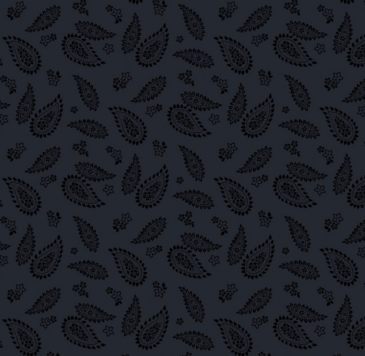 Essentials After Midnight Black Yardage for Wilmington Prints 39126-999 - PRICE PER 1/2 YARD