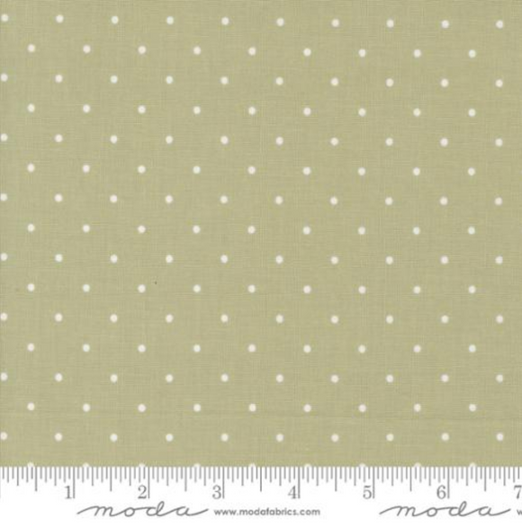 Magic Dot Sage Yardage for Moda - 5230 18 - PRICE PER 1/2 YARD