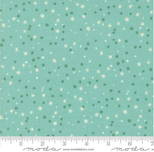 321 Blast Off Blue Nebula Yardage for Moda - 20955 17 - PRICE PER 1/2 YARD