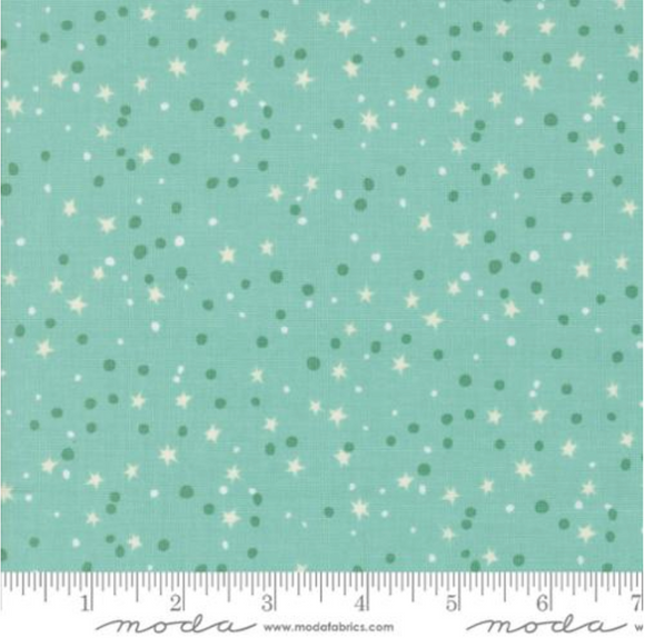 321 Blast Off Blue Nebula Yardage for Moda - 20955 17 - PRICE PER 1/2 YARD