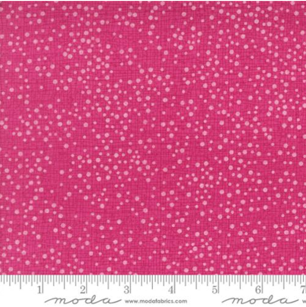 Dotty Thatched Fuchsia Yardage for Moda - 48715 62 - PRICE PER 1/2 YARD
