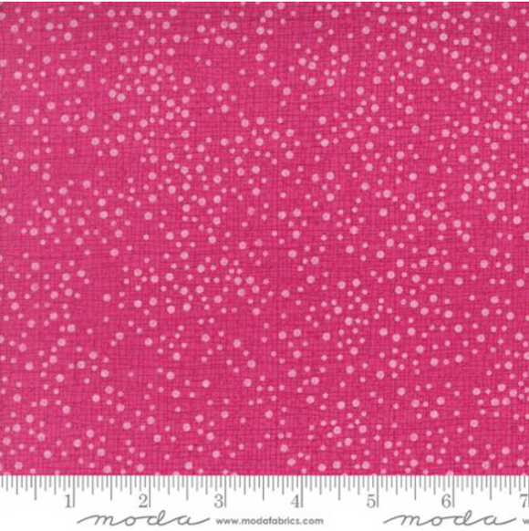 Dotty Thatched Fuchsia Yardage for Moda - 48715 62 - PRICE PER 1/2 YARD