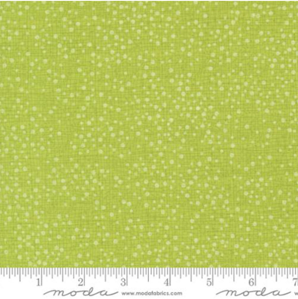 Dotty Thatched Lime Yardage for Moda - 48715 214 - PRICE PER 1/2 YARD