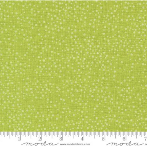 Dotty Thatched Lime Yardage for Moda - 48715 214 - PRICE PER 1/2 YARD