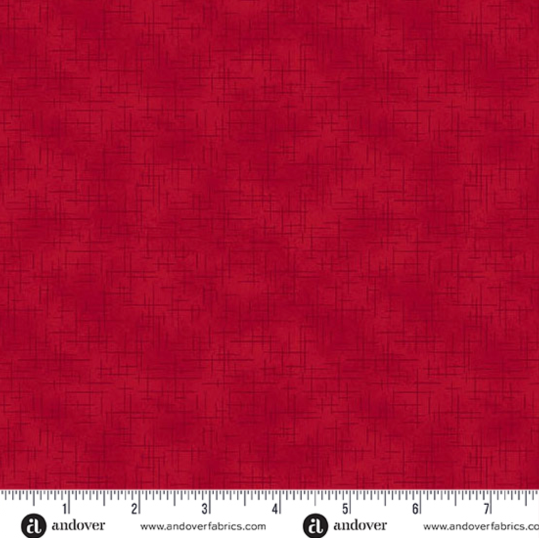 Retro Stitch Chile Yardage for Andover - A-1527-R1 - PRICE PER 1/2 YARD