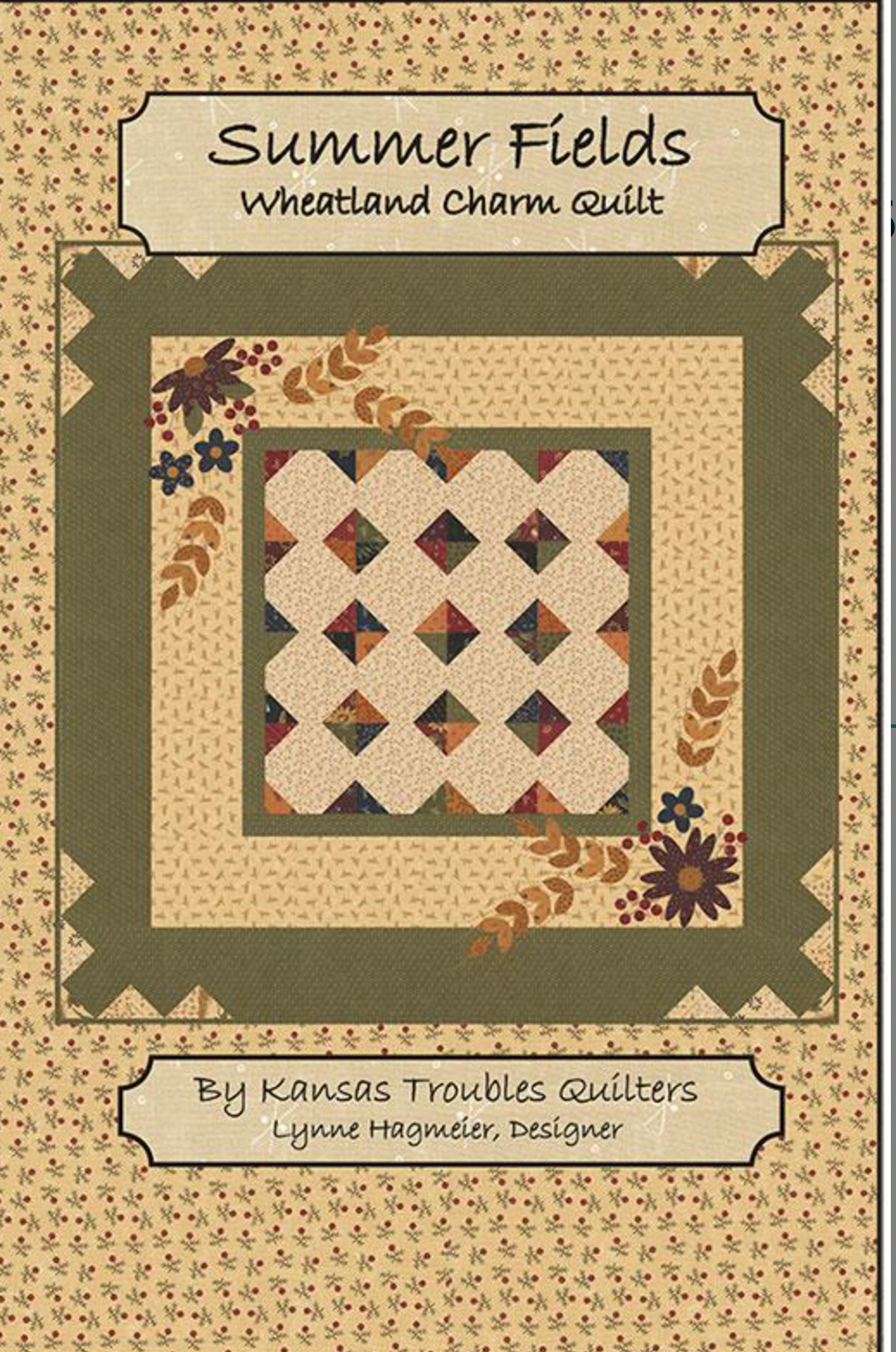 Summer Fields Paper Pattern by Kansas Troubles Quilters