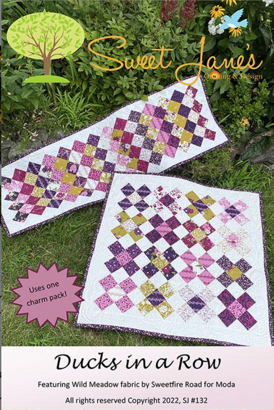 Ducks in a Row Paper Pattern by Sweet Jane's Quilting & Design