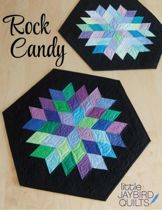 Rock Candy Table Topper Paper Pattern by Jaybird Quilts