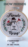 Snow Friends Embroidery Kit by Deb Strain Stitches