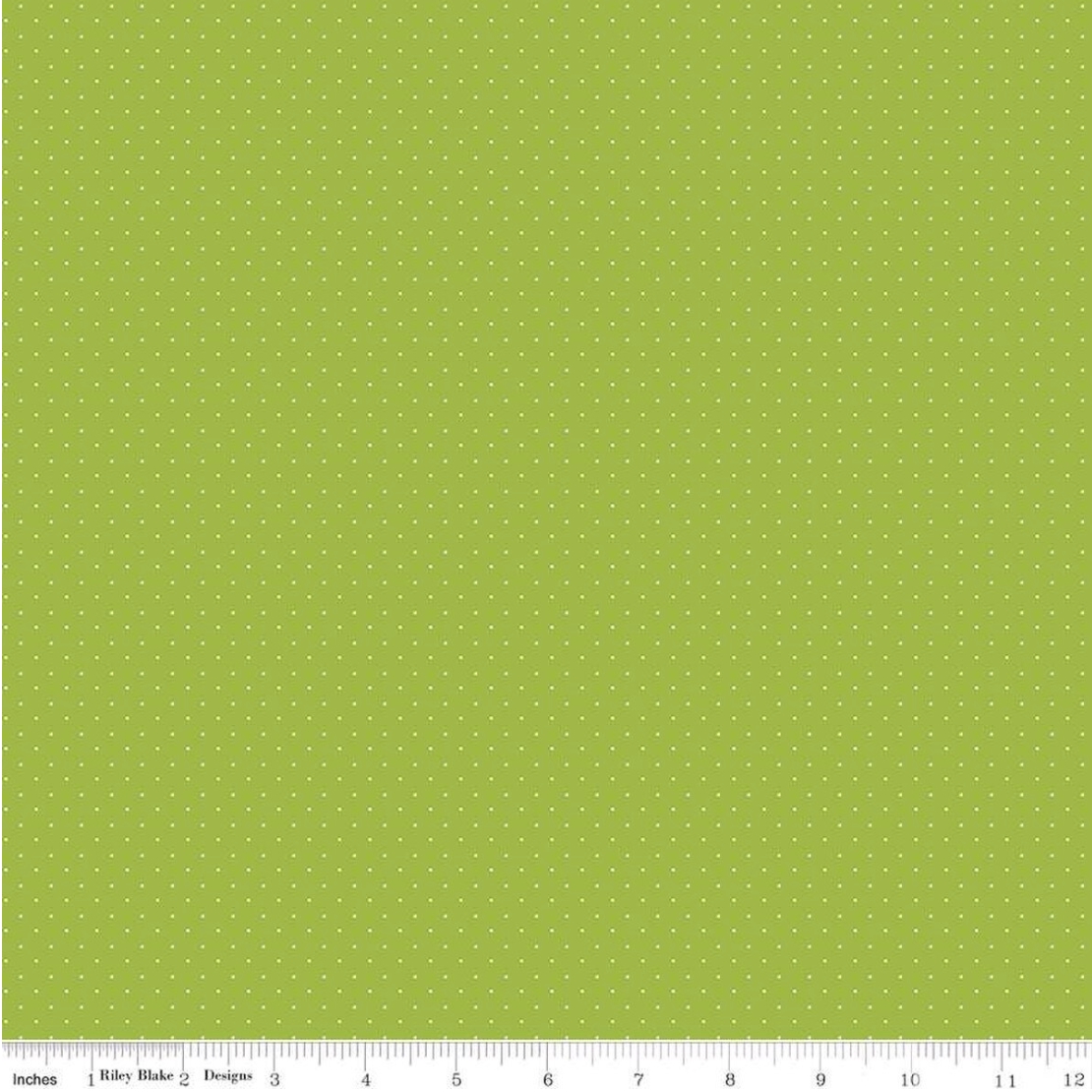American Jane Pindots Lime Yardage for RBD- C840 LIME - PRICE PER 1/2 YARD