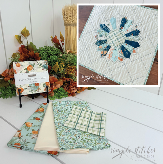 Heirloom Dresden Topper - Pumpkin Backing