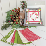 Peaceful Posy Pillow Kit - Floral Backing