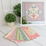 Easter Basket Mini Wall Hanging - Floral backing