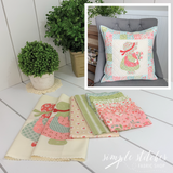 Sunbonnet Bloom & Grow Pillow Kit - Tan Backing