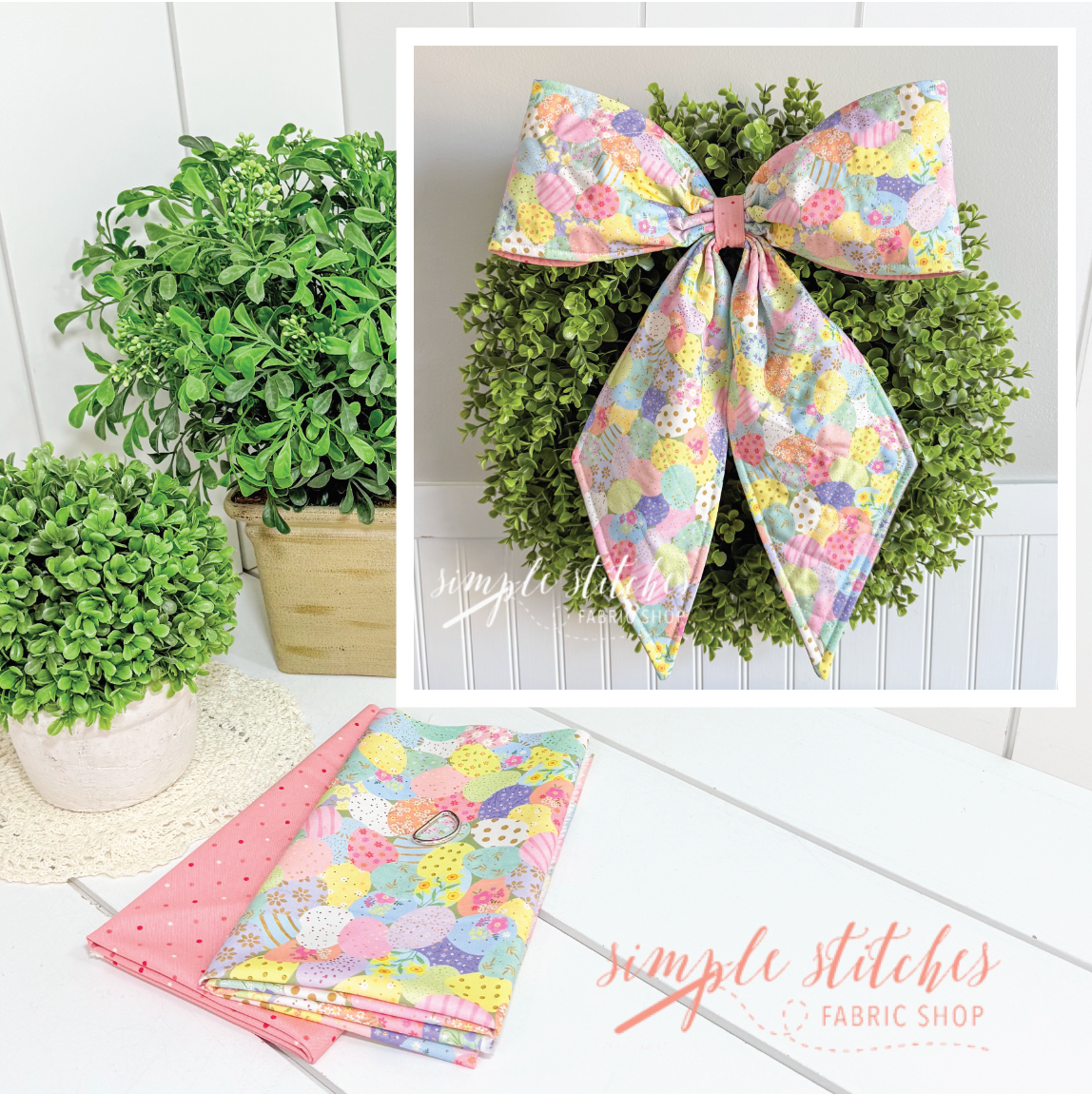 Easter Vintage Charm Bow