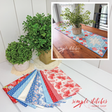 Country Star II Runner Kit - Red Floral Backing