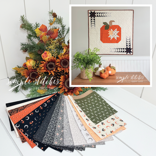 Pumpkin Fade Away Mini Quilt Kit