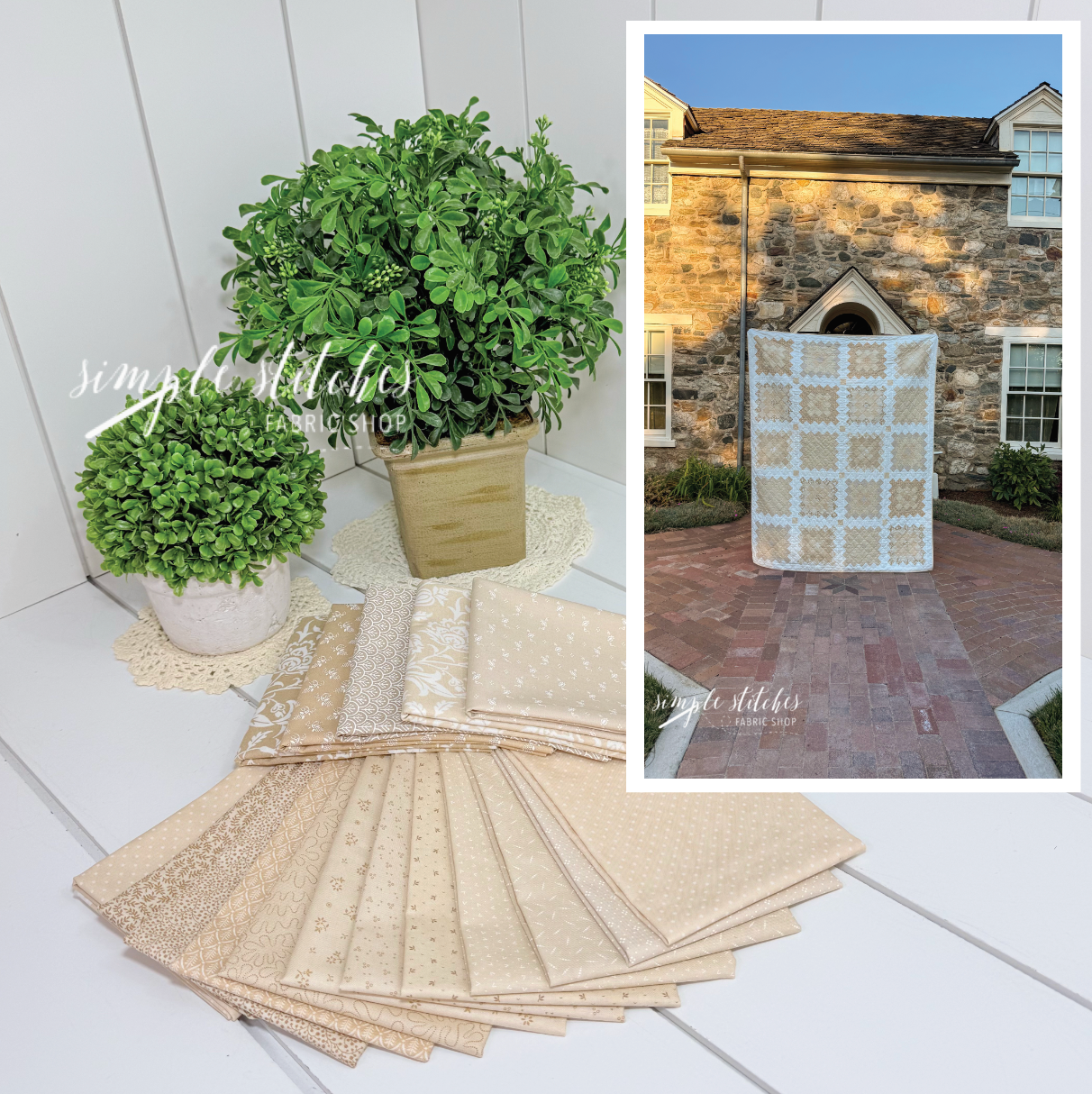Neutral Sweet Granny Quilt