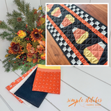 Candy Corn Season Runner Kit- Orange Backing