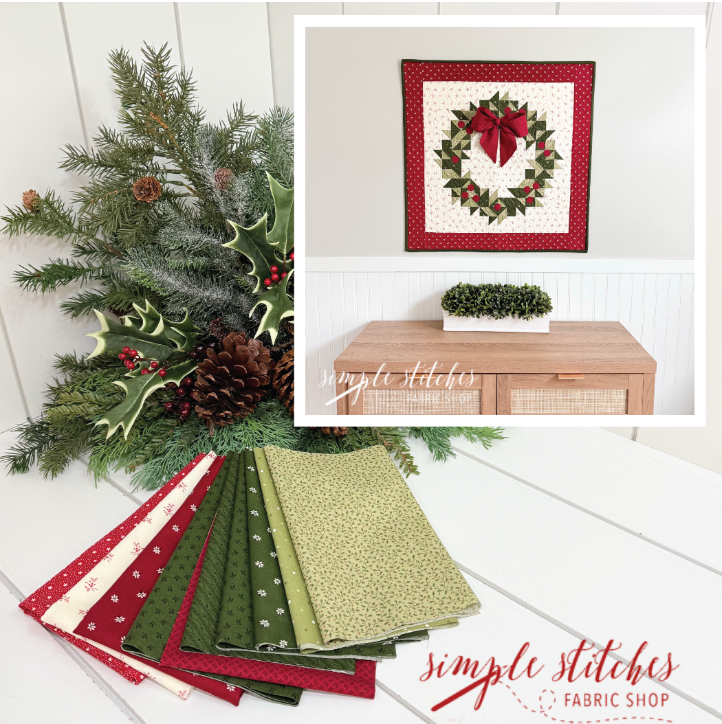 Joy Wreath Mini Quilt Kit