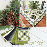 Spruce Lane MINI Quilt Kit - Green Backing
