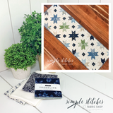 Star Light Runner Kit - Navy Floral Backing